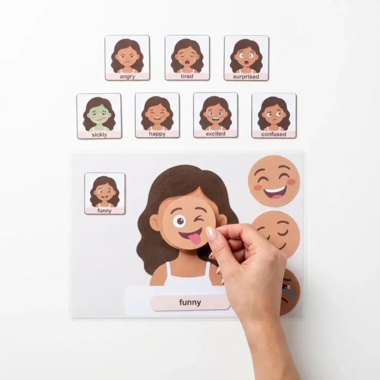 emotion face builder pdf | feelings & sel activity for kids