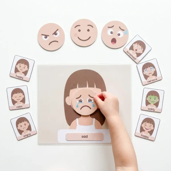 emotion face builder pdf | feelings & sel activity for kids