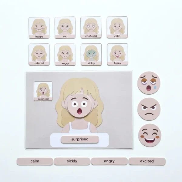 emotion face builder pdf | feelings & sel activity for kids