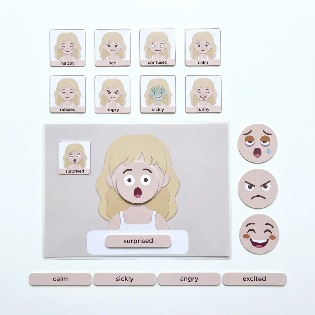 emotion face builder pdf | feelings & sel activity for kids