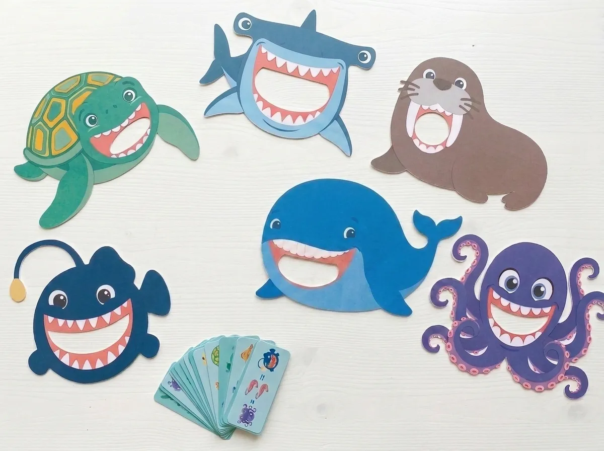 Kid game feeding whale