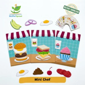 build a burger, sandwich & cupcake stacking game [pdf]
