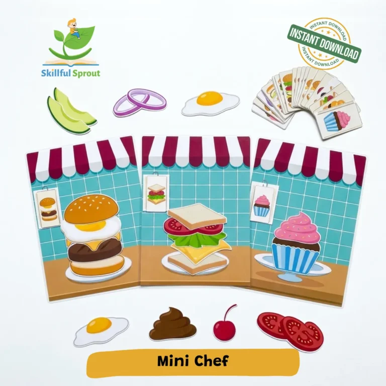 build a burger, sandwich & cupcake stacking game [pdf]