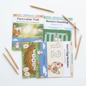 preschool learning worksheets month 1 | farm prep activities