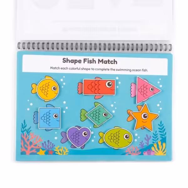 geometry busy book | shapes & symmetry activity binder